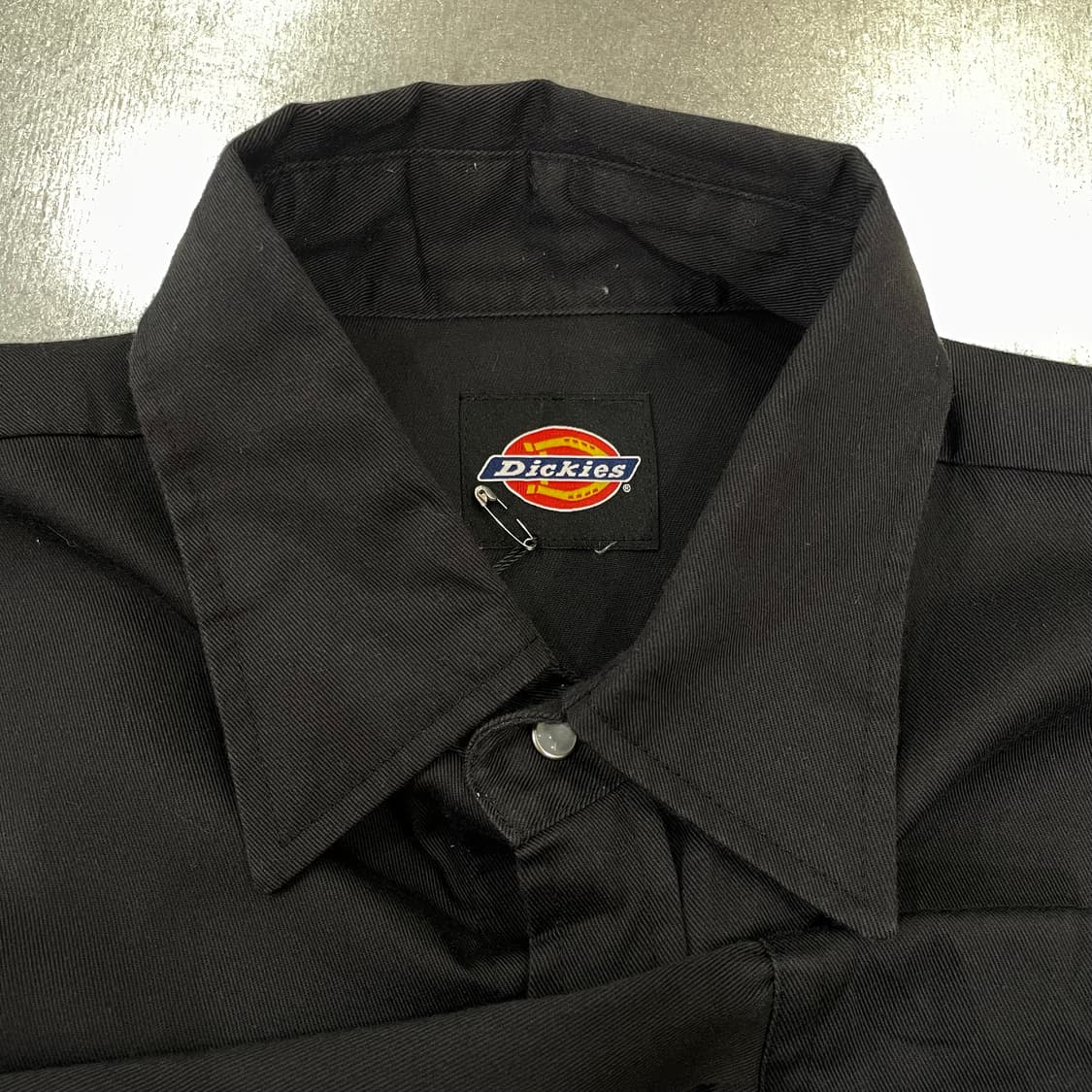 (L) Dickies 디키즈 자수 워크 셔츠 블랙 상품이미지6