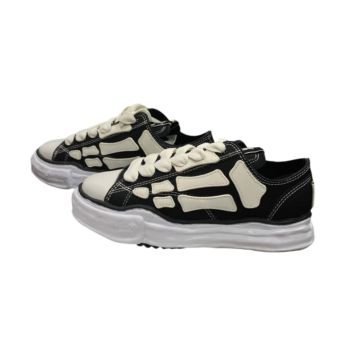 Mihara Yasuhiro Bones Sneakers Black 상품이미지3