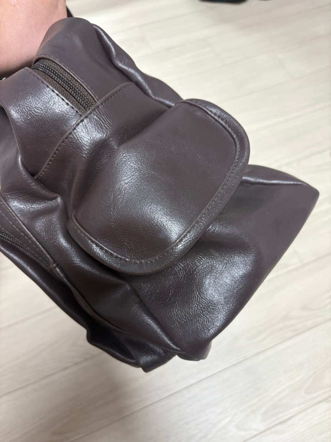 희귀매물) 컨버스 래더백 토트백 브라운 상품이미지4