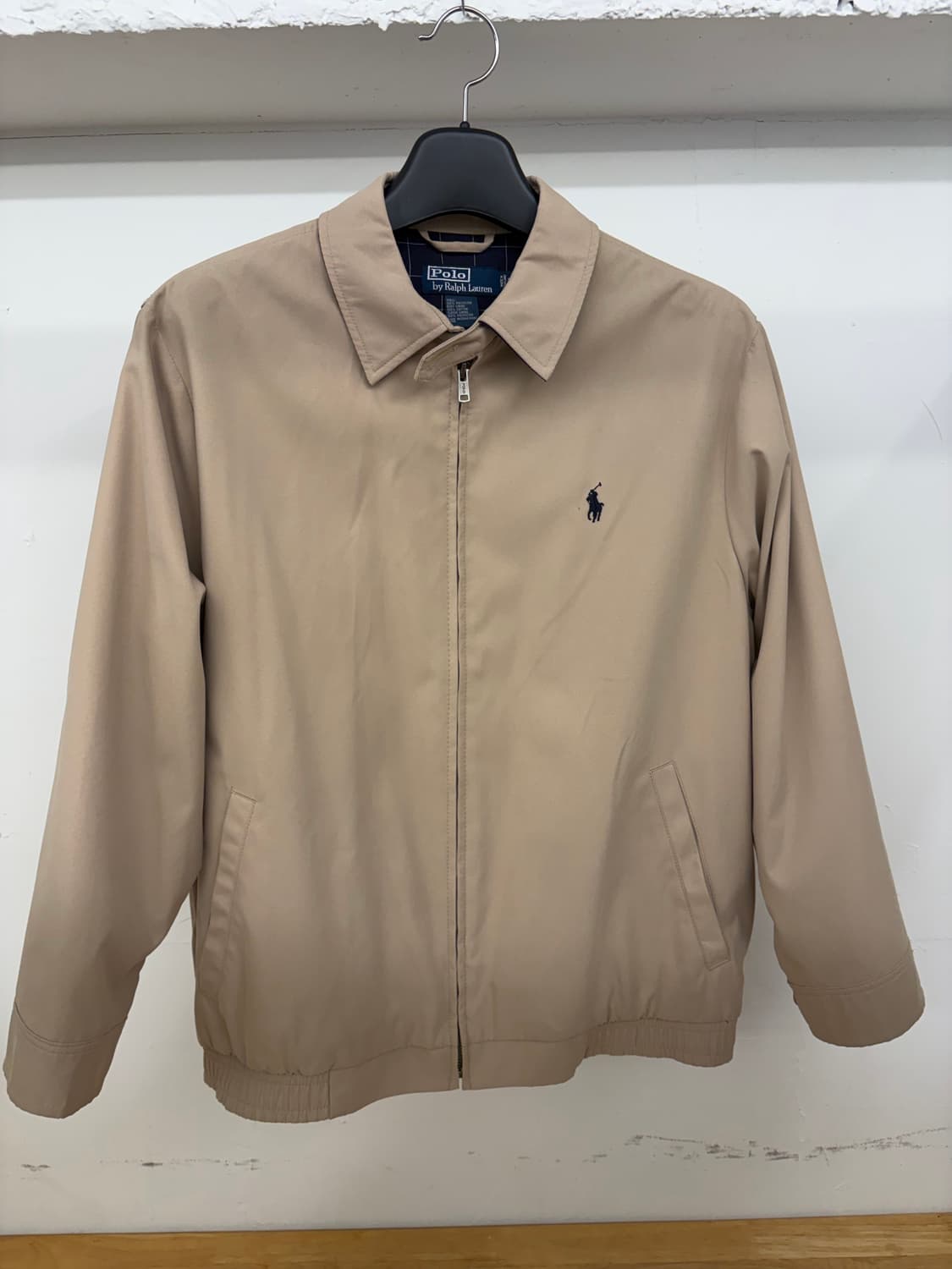 [L]  폴로 랄프로렌 베이지색 블루종 자켓 상품이미지1