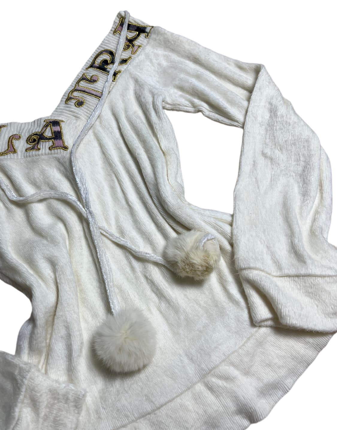 트랄랄라 트랄랄라 폼폼 오프숄더 니트 상품이미지2