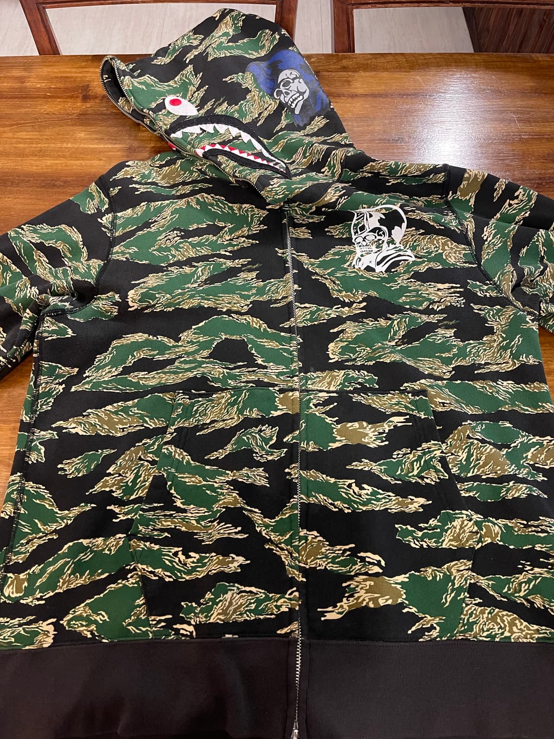 베이프 Ursus 타이거카모 풀집업 후디 상품이미지1