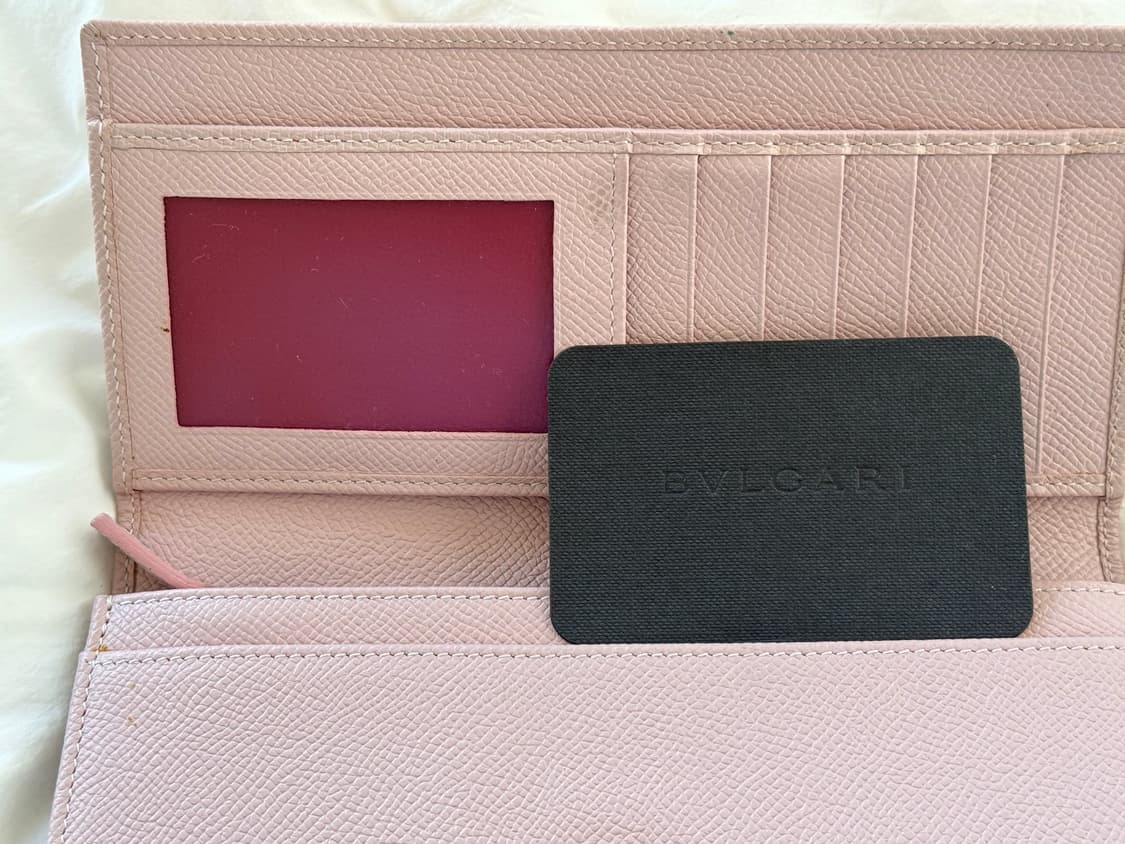 정품. 불가리 B-zero1 비제로 핑크 장지갑 여성 지갑 월렛 여자지갑 상품이미지8