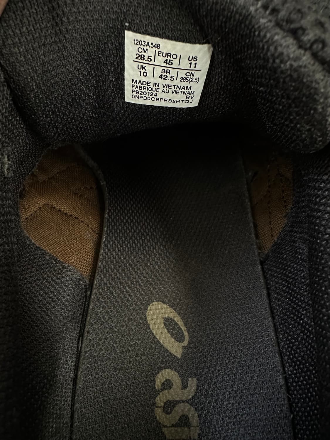 아식스 젤 1130 SMU 다크 브라운 285mm 상품이미지6