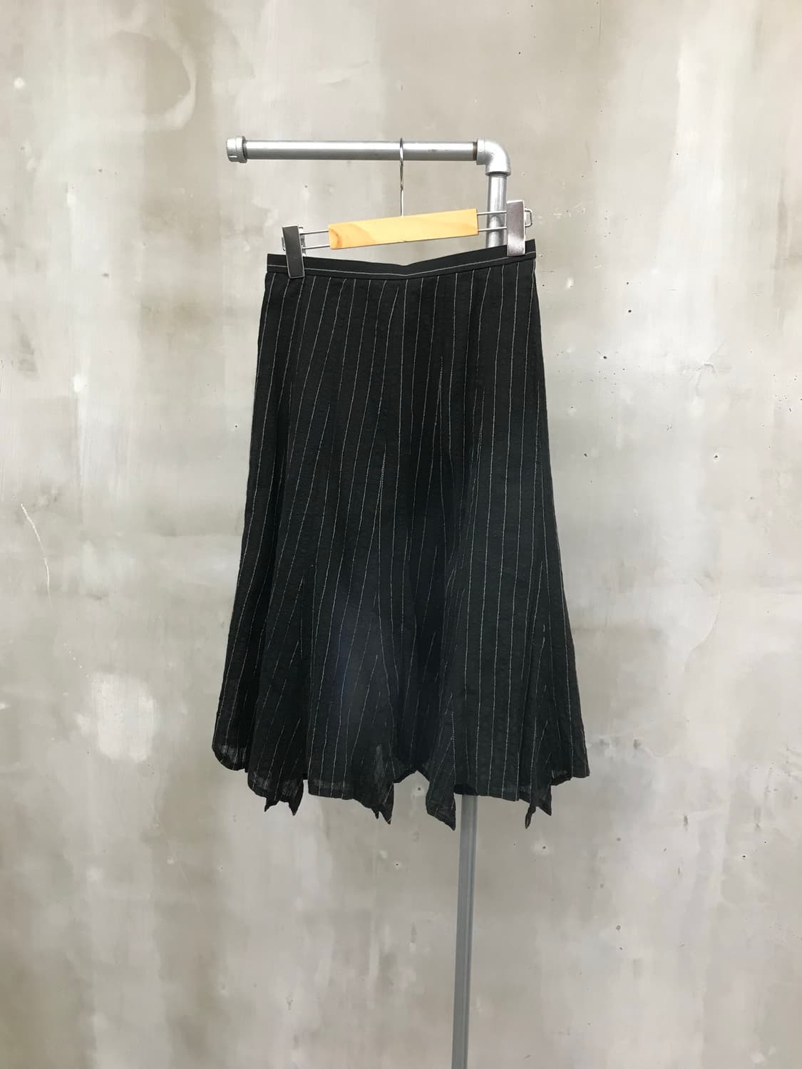 Unbalanced stripe midi sk  상품이미지8