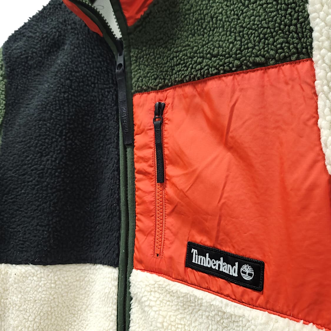 [S] 팀버랜드 멀티컬러블록 양털 플리스 자켓 상품이미지5