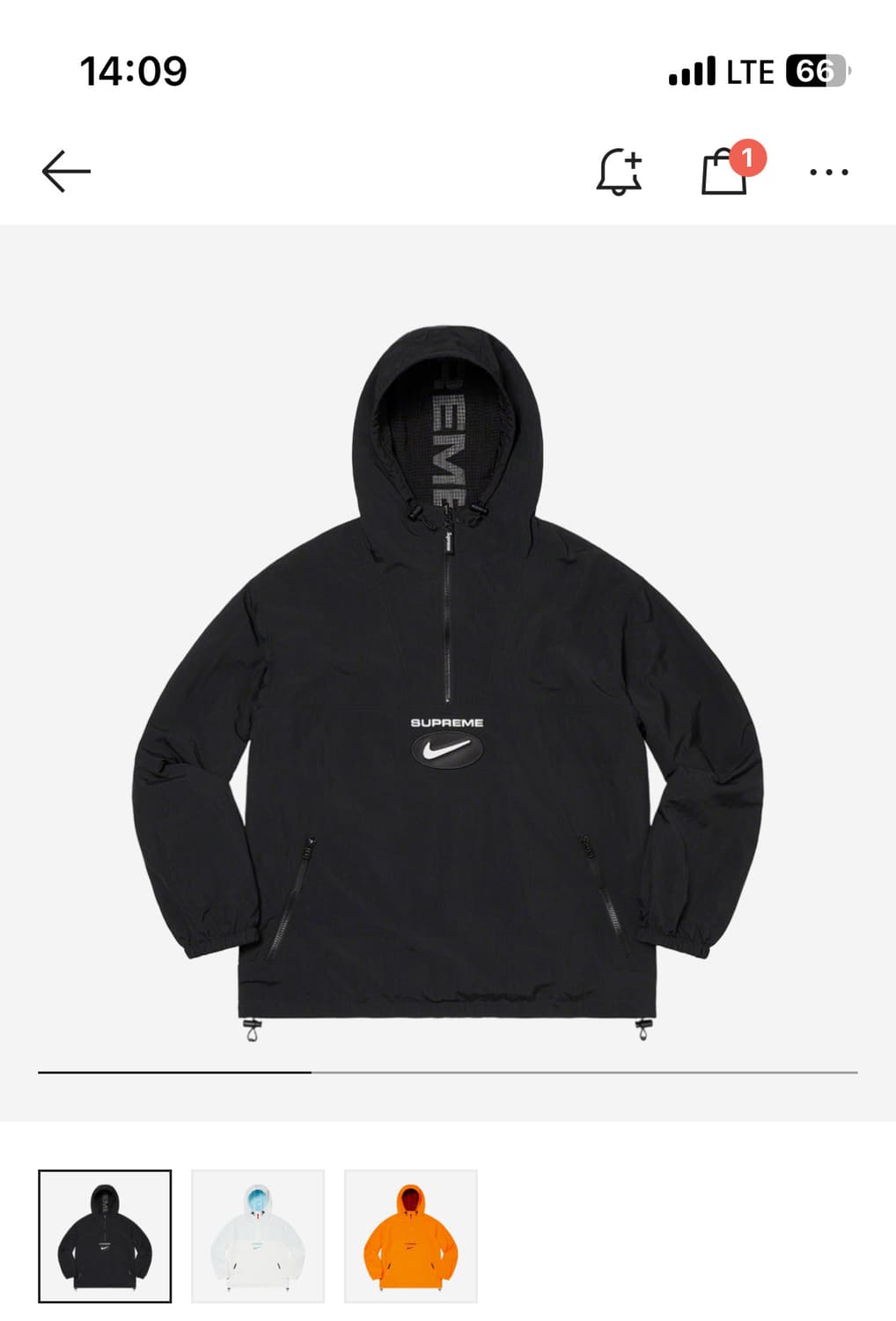 슈프림 나이키 리버시블 아노락 미디움 상품이미지1