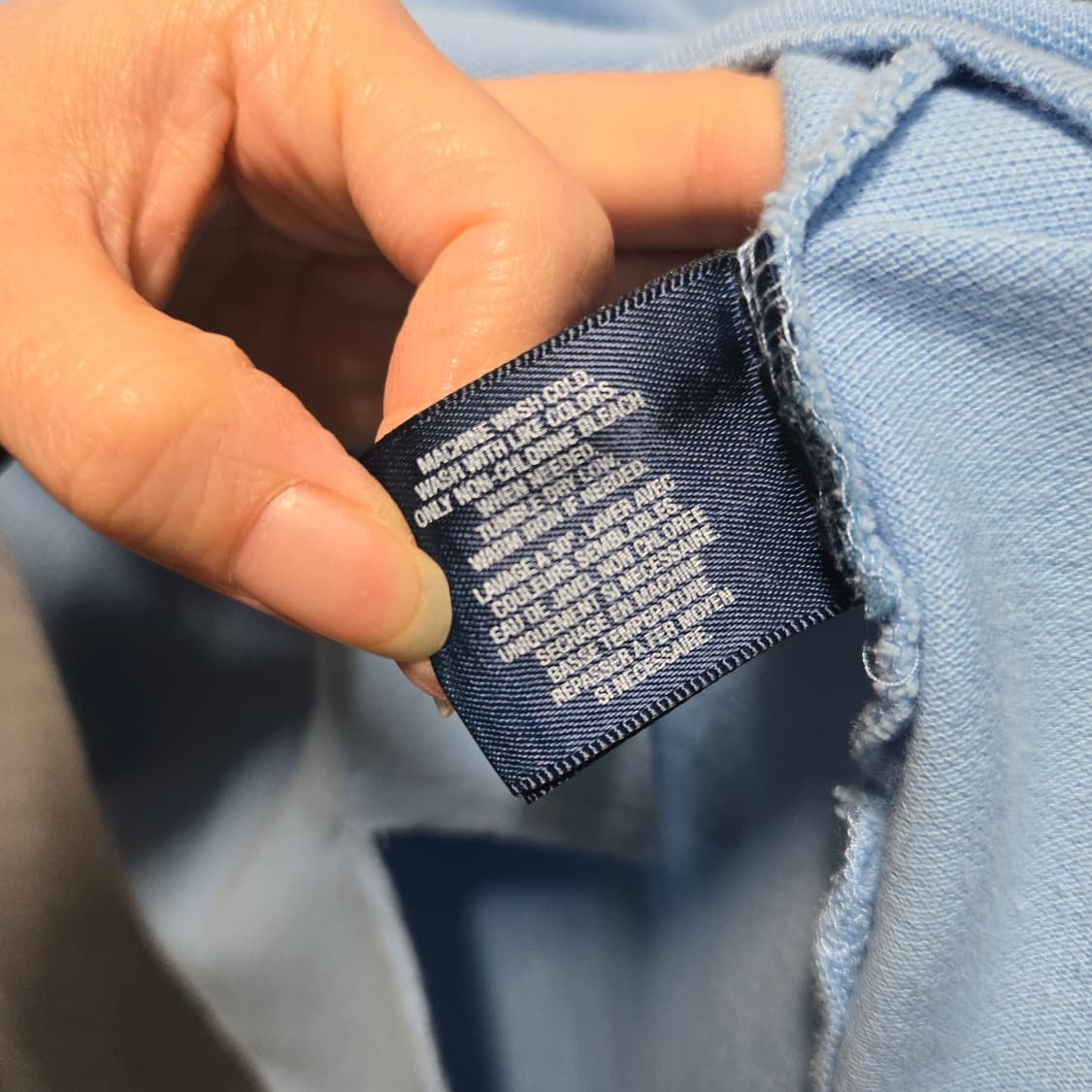 폴로 랄프로렌 블루 카라 반팔티셔츠   상품이미지5