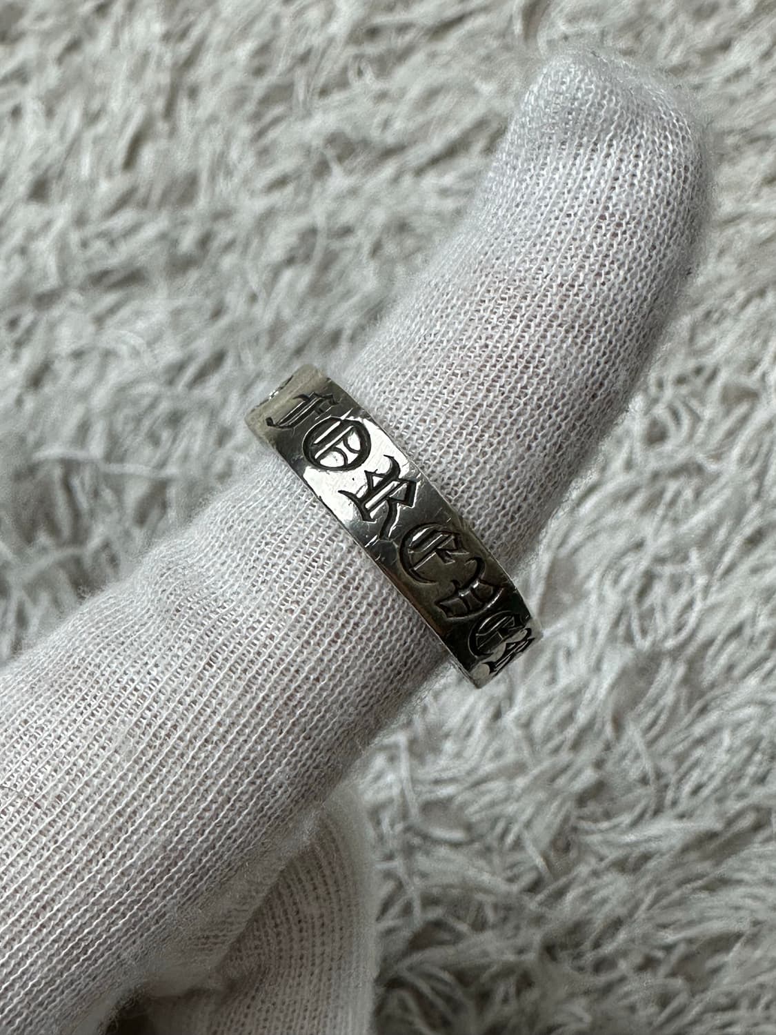 [US 9] 백화점판 정품 크롬하츠 포에버링 6mm 상품이미지3