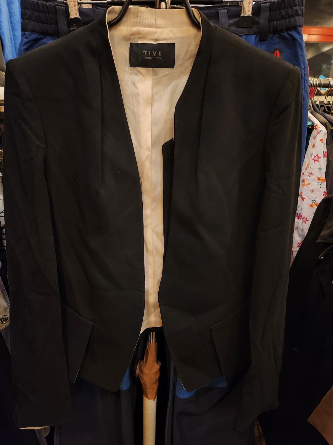 타임 포스트모던 블랙 자켓 상품이미지2