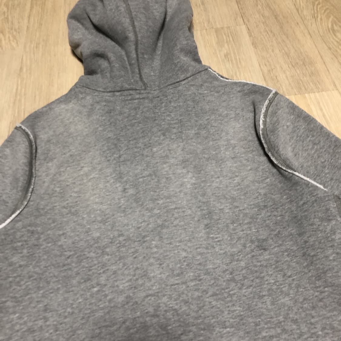 (머슬핏 M) 아베크롬비 Abercrombie Fitch 그레이 후드집업 상품이미지9