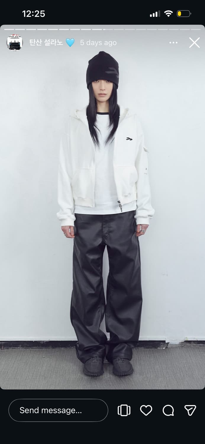 (새상품) 설라노x탄산 백포켓 래더팬츠 상품이미지8