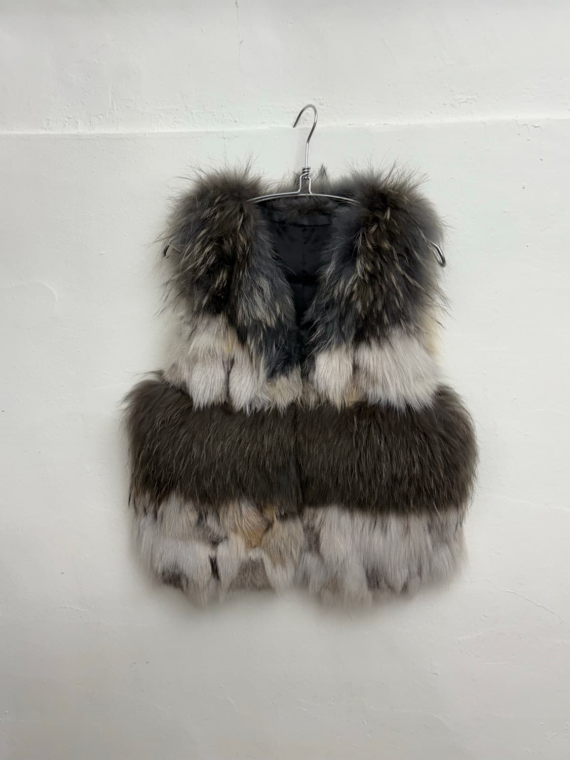 빈티지 퍼 조끼 자켓 상품이미지1