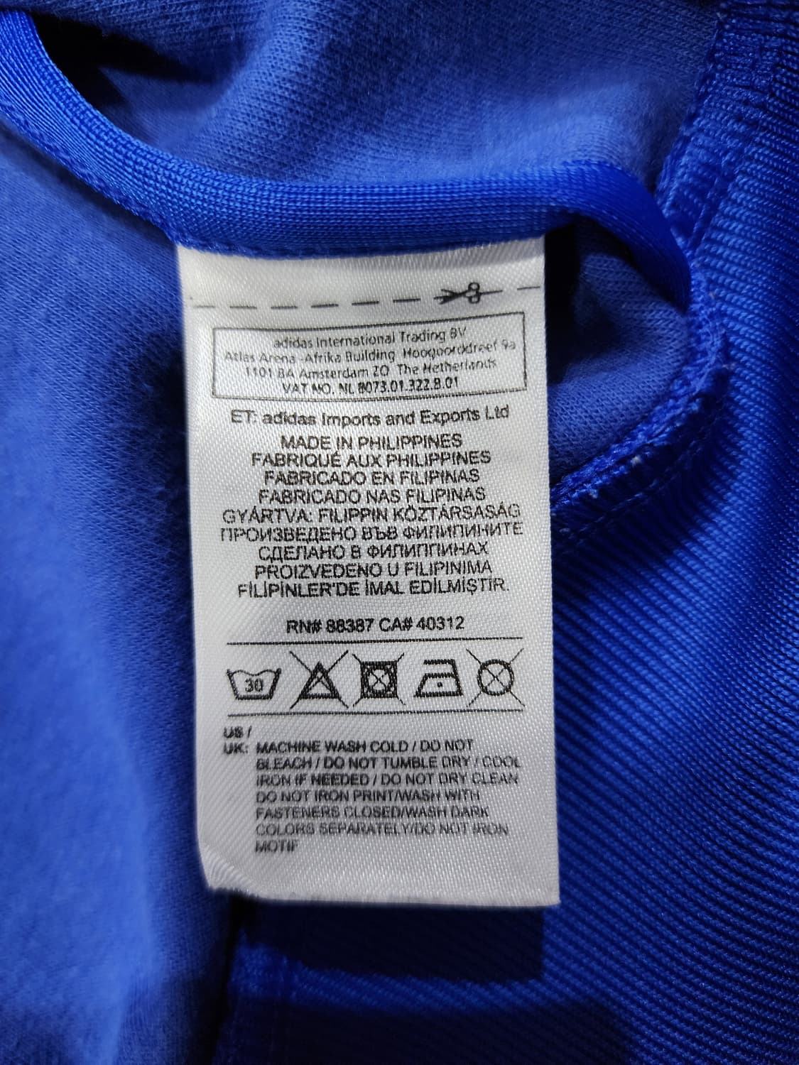 아디다스 x 퍼렐 윌리암스 콜라보 트랙탑 져지 L 상품이미지5