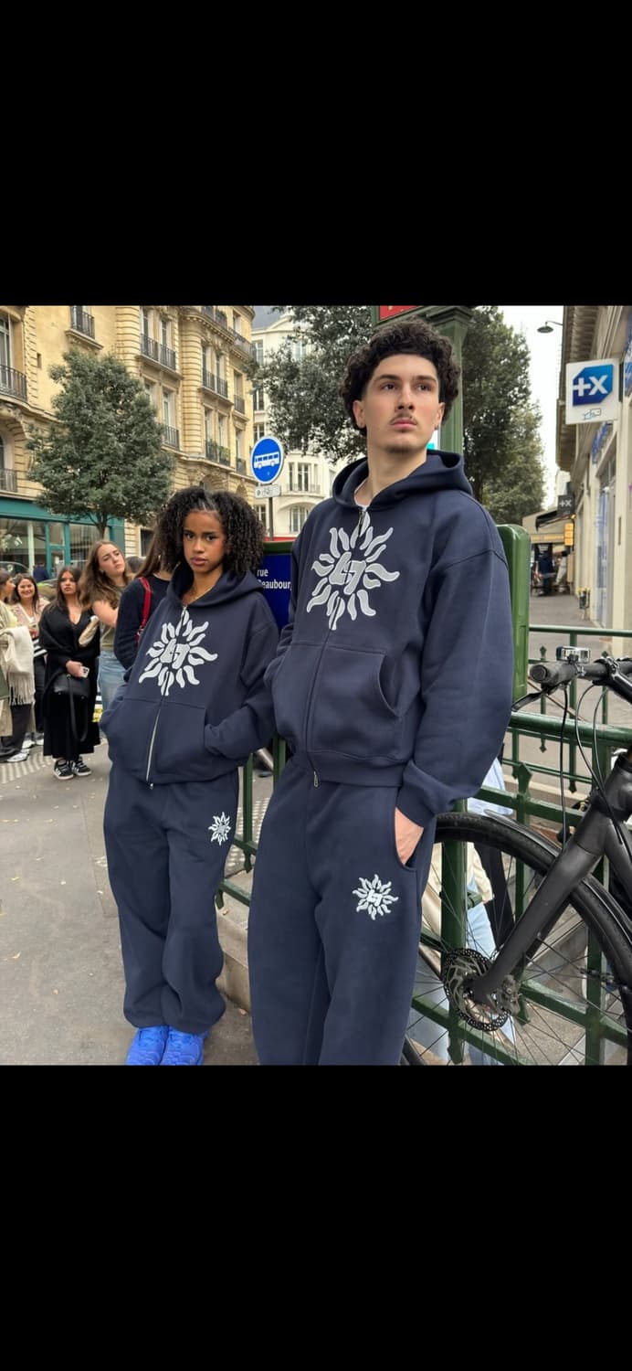 Libity후드집업navy 상품이미지1