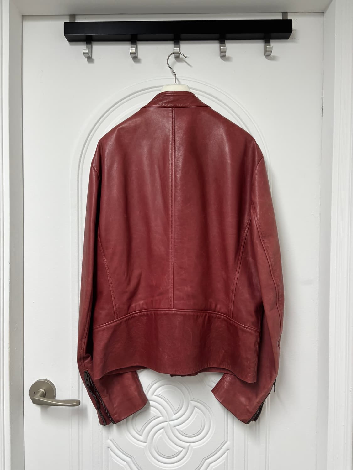 Margiela 5 zip leather moto jacket  상품이미지2