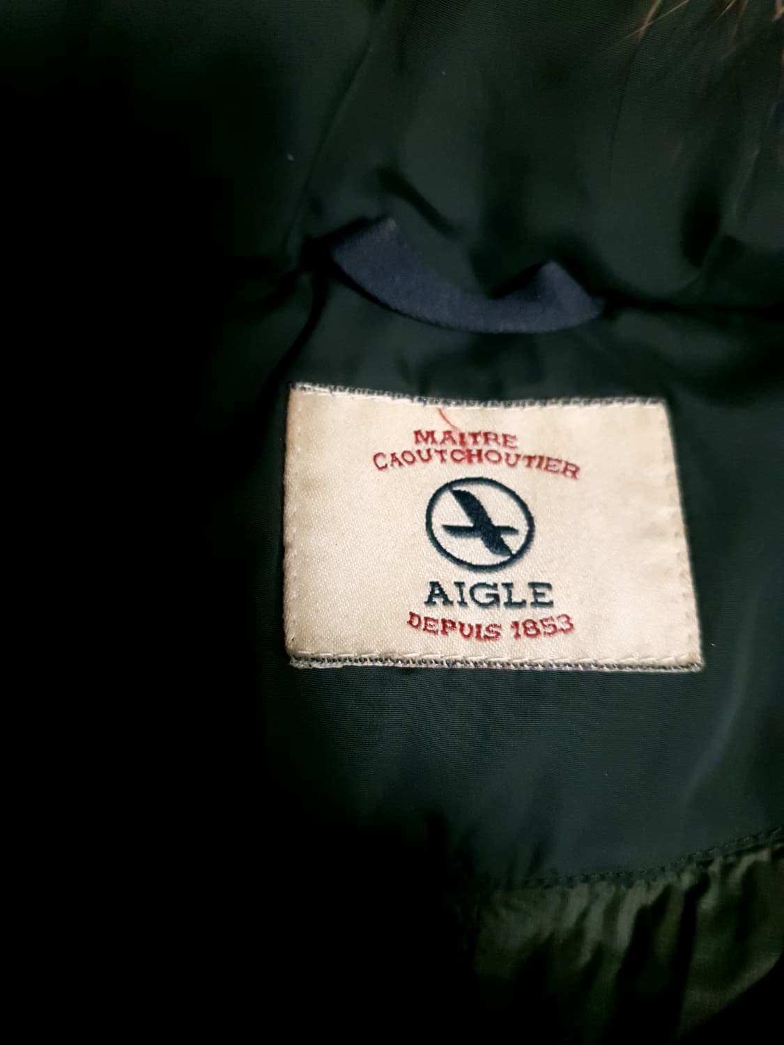 에이글 덕다운 벨크로 여성 패딩 카키 90(L) 상품이미지5