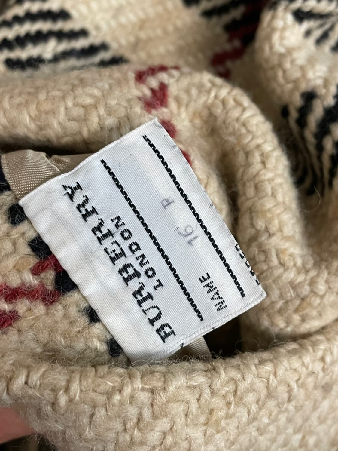 버버리 노바 체크 울 코트  상품이미지6