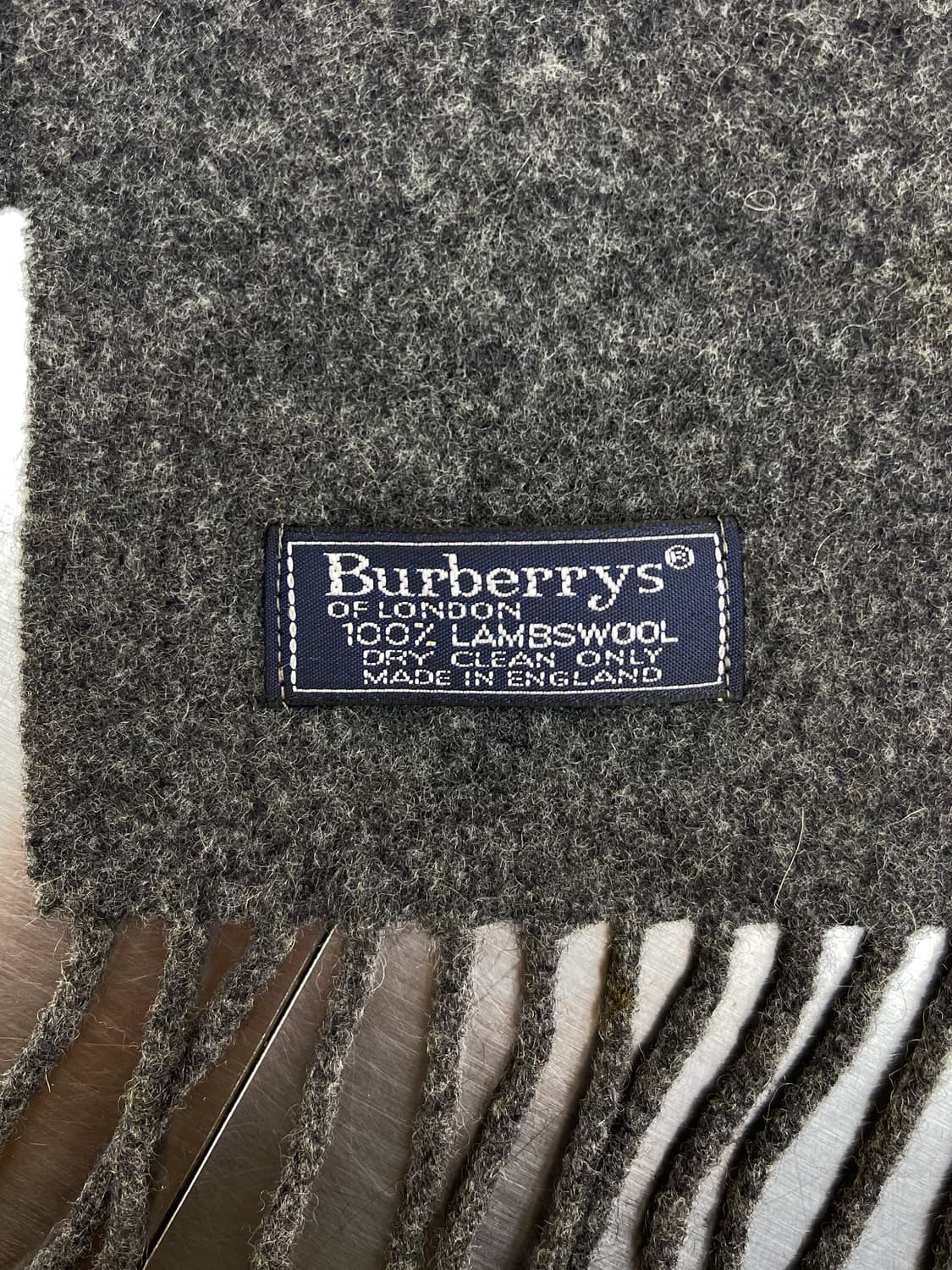 버버리 90s 이퀘스트리안 나이트 울 스카프 상품이미지5