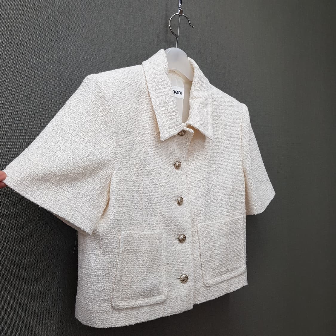 vpplement 브플먼트  트위드 반팔 자켓 M사이즈 상품이미지3