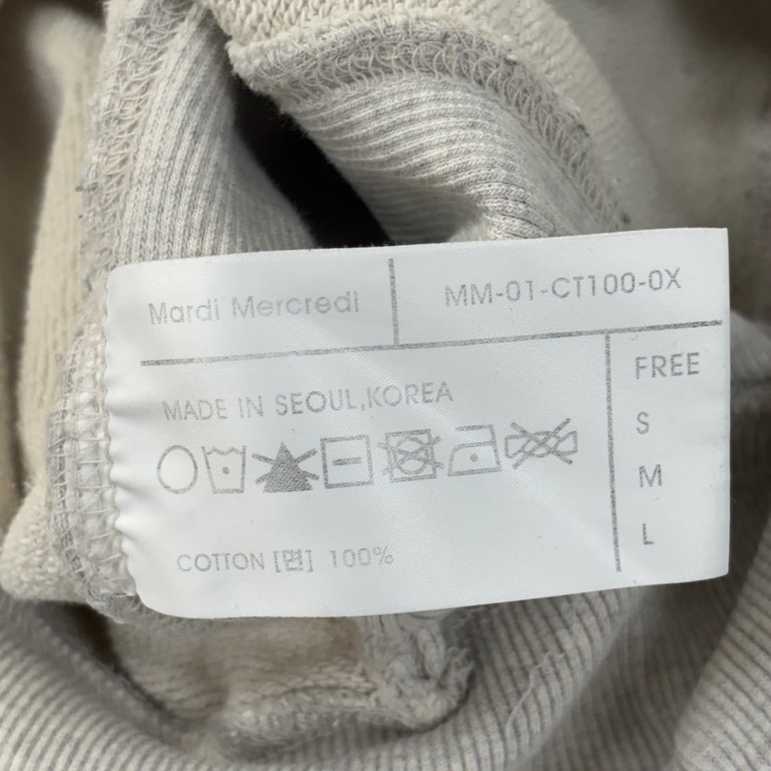 마르디 메크르디 맨투맨 상품이미지7