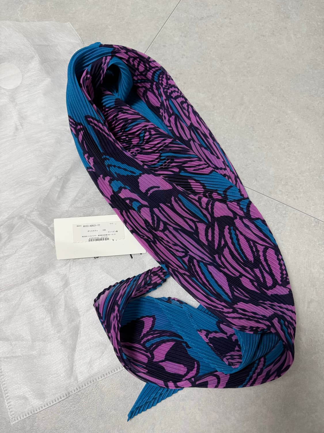 이세이미야케 플리츠 스카프 상품이미지3