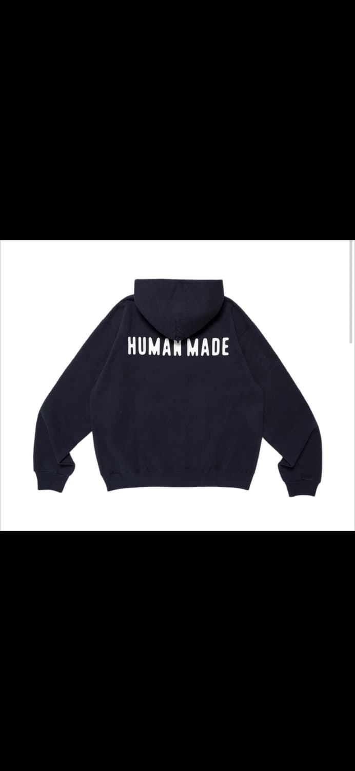 <새상품> 휴먼메이드 후드집업 네이비 2XL 상품이미지2