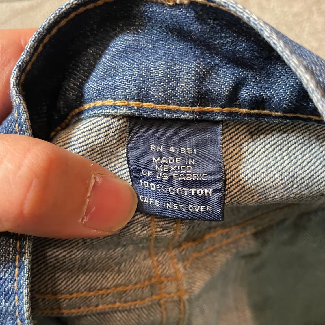 폴로 데님팬츠 상품이미지6