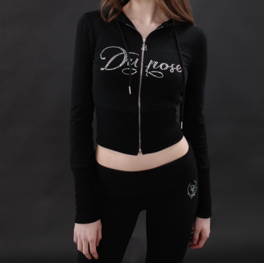 드라이로즈 립포인트 후드집업 상품이미지1