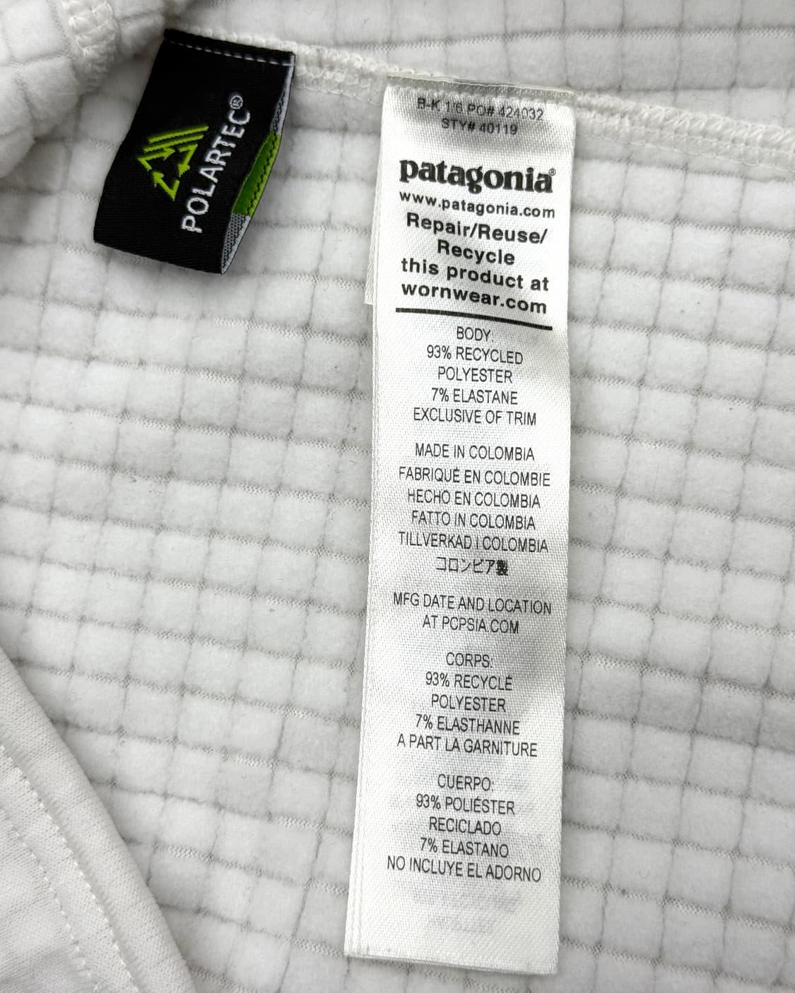 파타고니아 Air zip-neck 여성 하프집업 상품이미지6