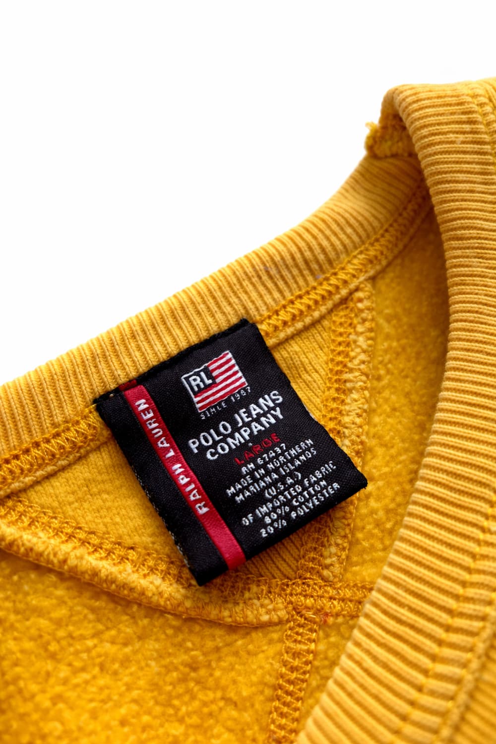 90s 폴로 진스 스펠아웃 스웻셔츠 L 상품이미지8