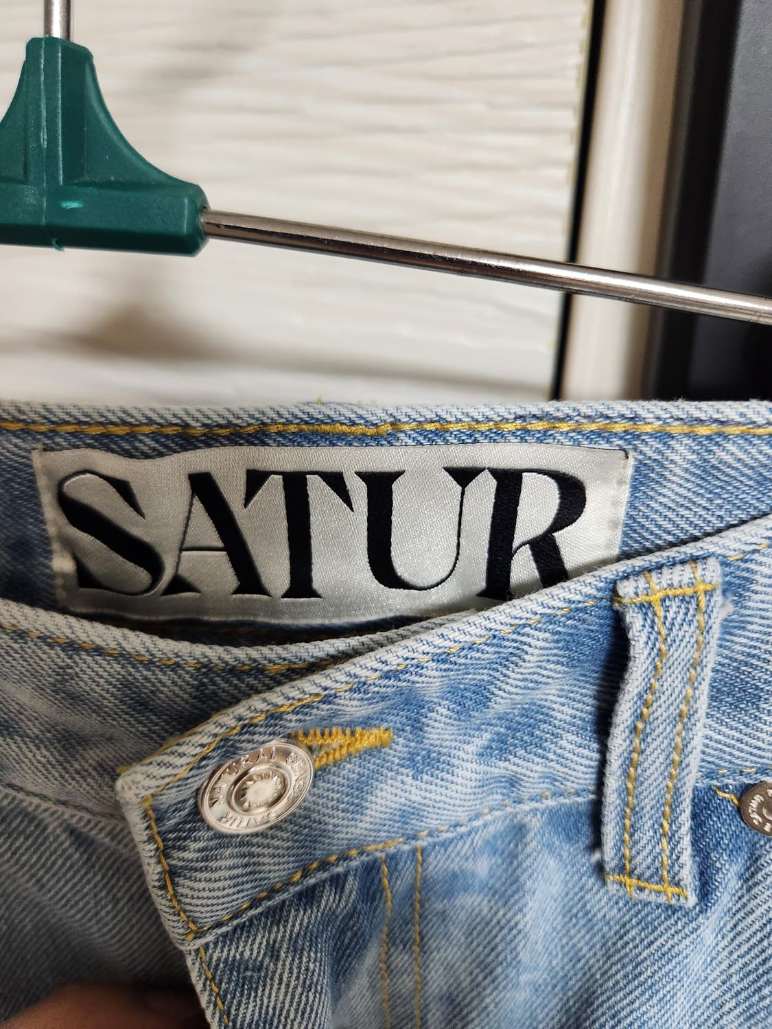 SATUR 세터 부츠컷 워시드 데님 상품이미지3