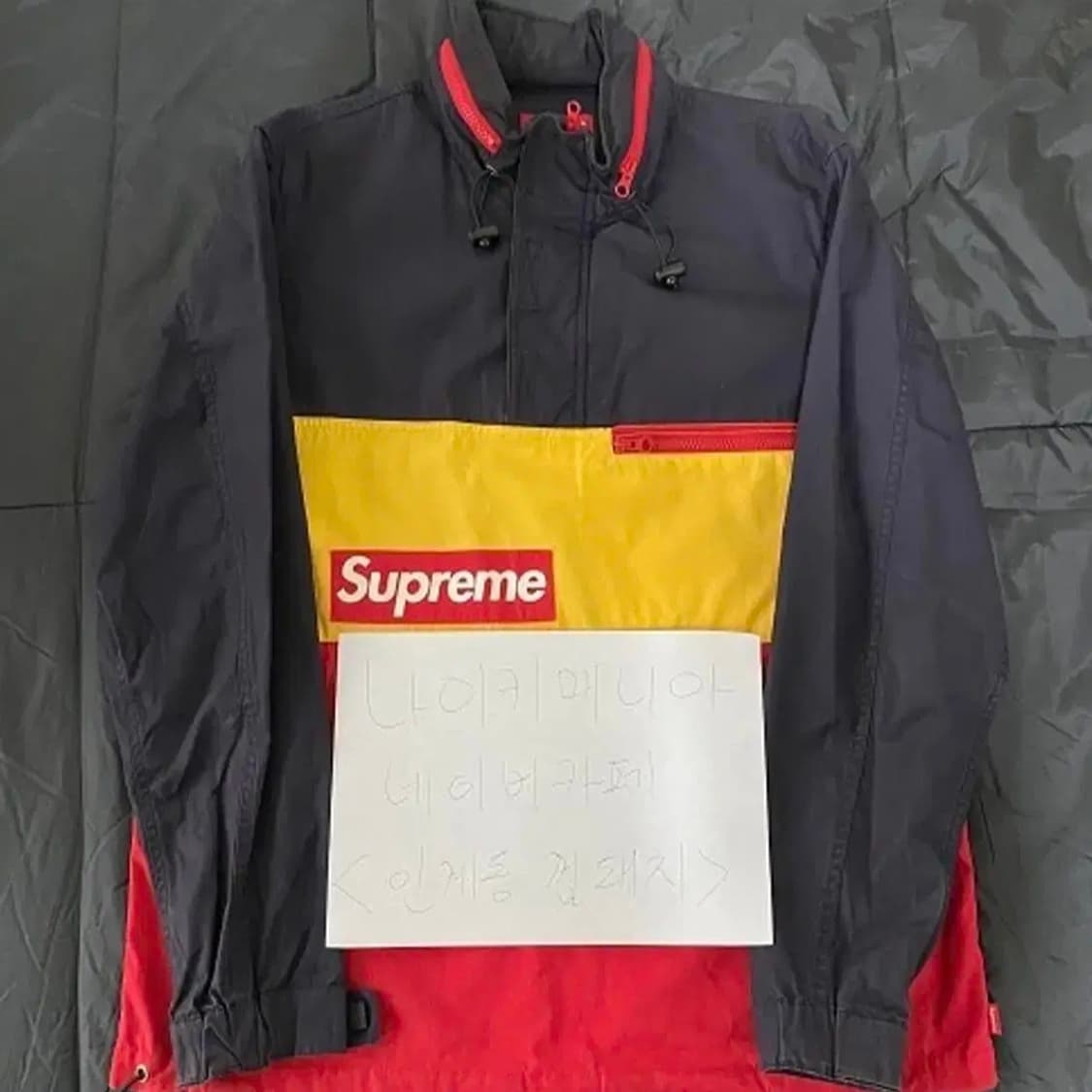 [M] 14SS 슈프림 F-1 풀오버 네이비 상품이미지4