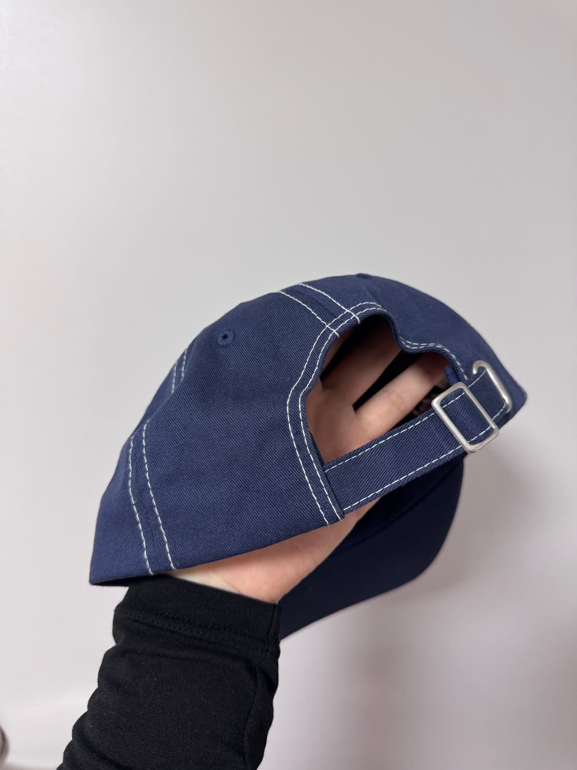 스투시 로우 스티치 볼캡 네이비 상품이미지6