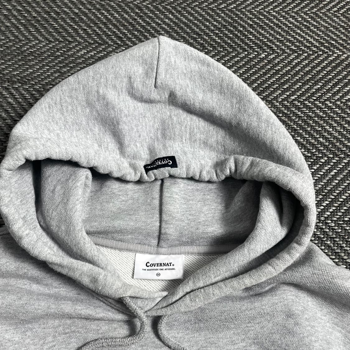 커버낫 빅로고 박시핏 후드 티셔츠 o 4368 상품이미지5