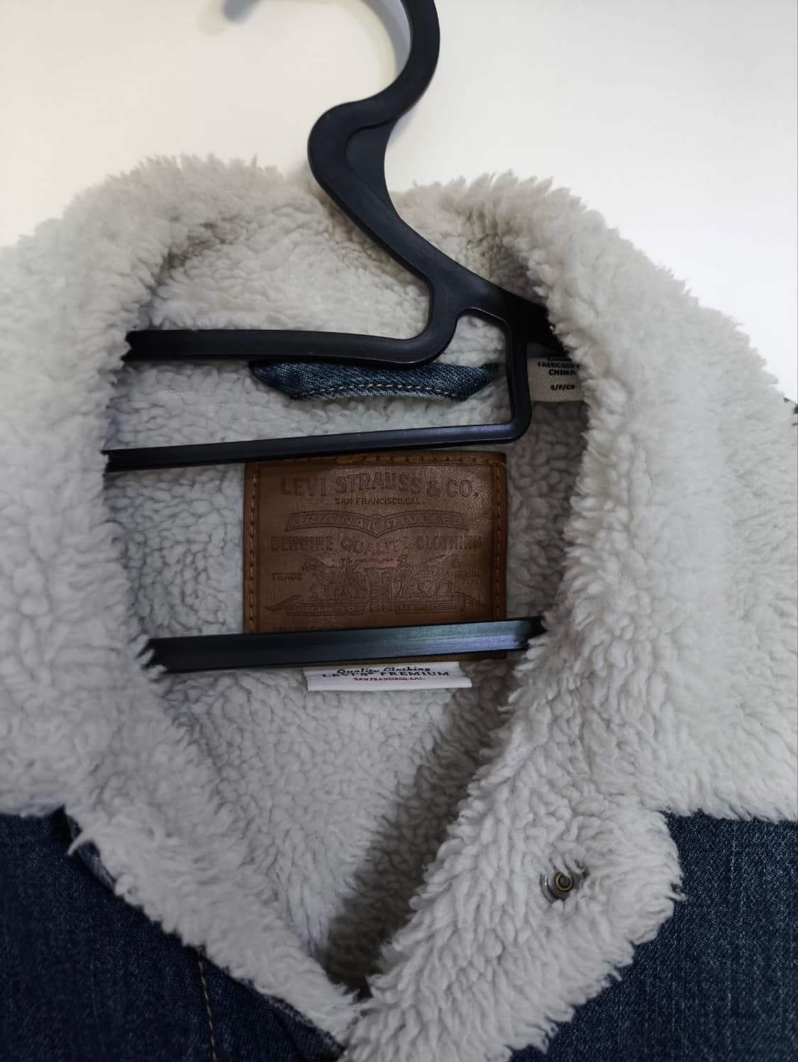 90 리바이스 양털 쉐르파 데님자켓 상품이미지2