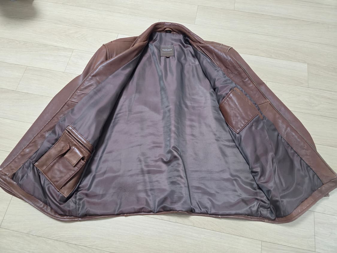 Van Heusen Studio Leather 브라운 레더자켓 XL 상품이미지5