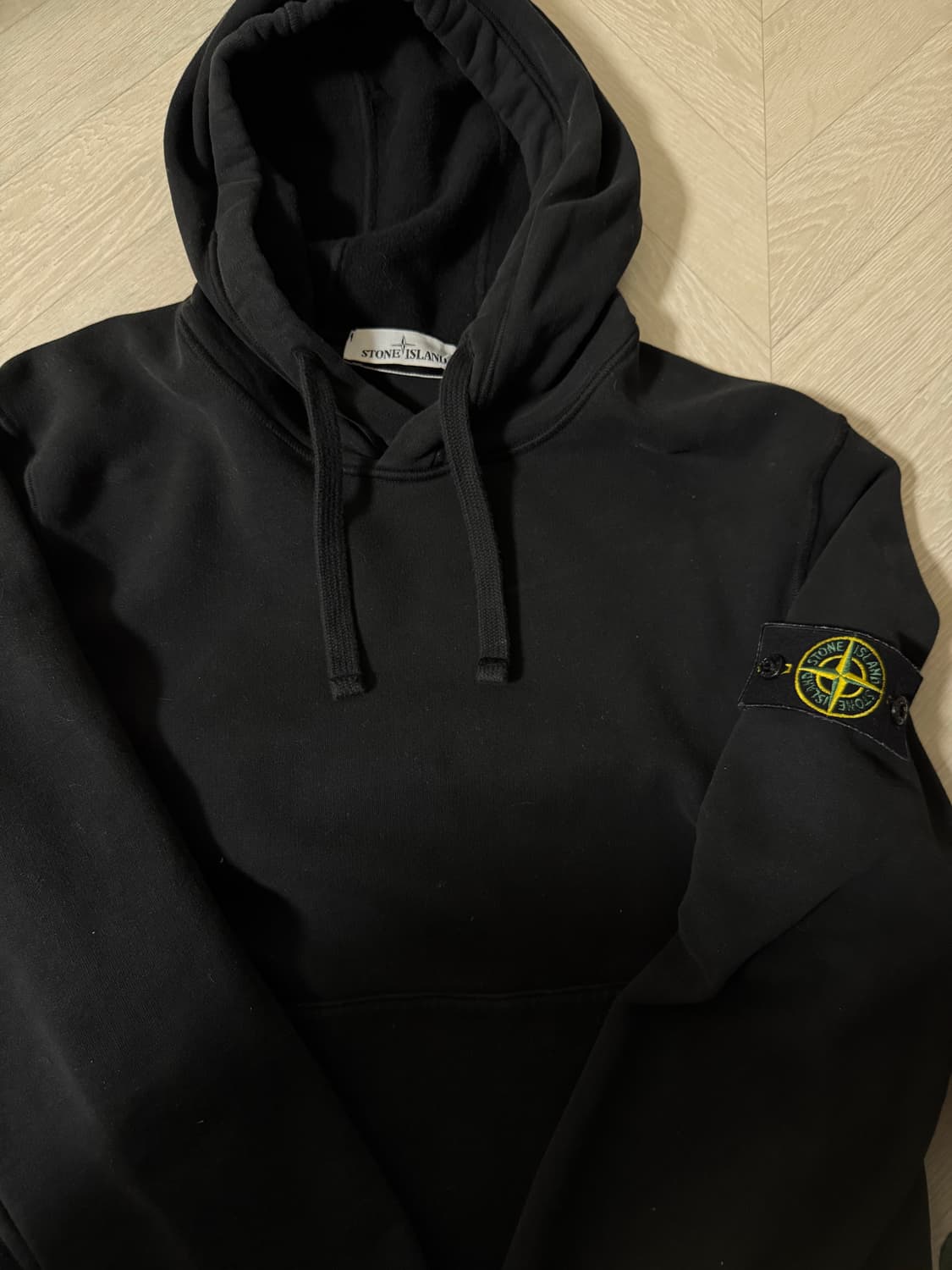 스톤아일랜드 후드티 후드 블랙 M 상품이미지2