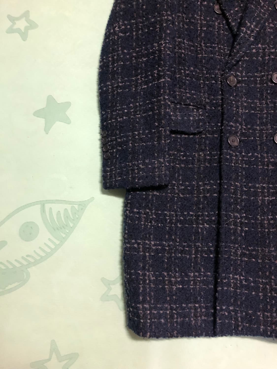 (초특가)편집샵 더블브레스트 헤링본 더블코트/몽클레어 타임 솔리드시스템 상품이미지2