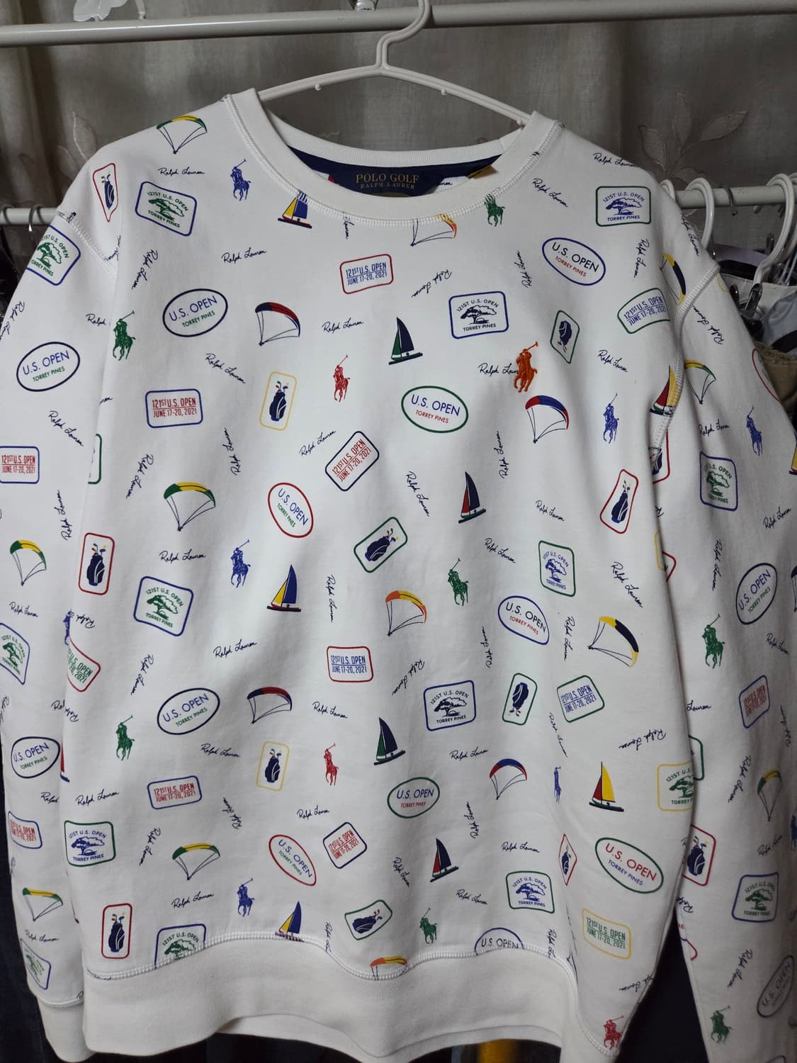 폴로 랄프로렌 골프 US오픈.맨투맨 상품이미지1