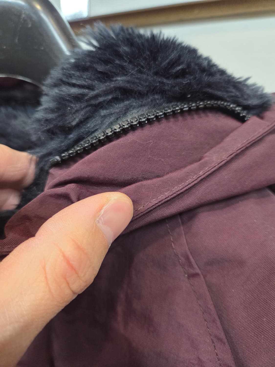 칼하트 앵커리지 파카 패딩 s 버건디  상품이미지7