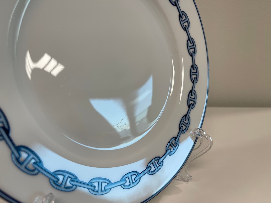 에르메스 샹달 블루 플레이트 1P HERMES 상품이미지5