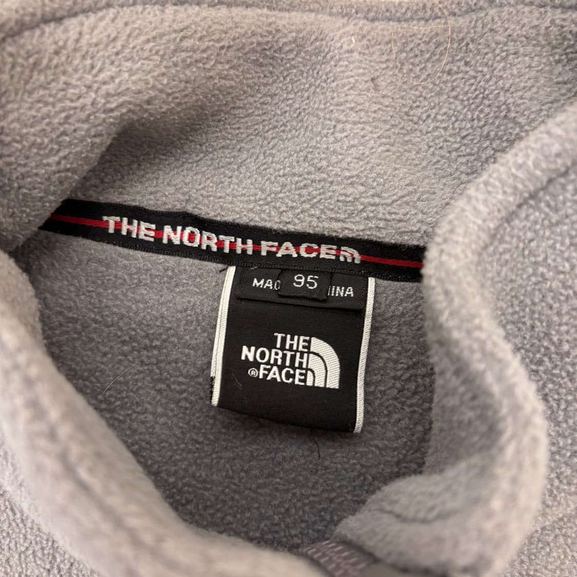 노스페이스 그레이 폴라 플리스 집업 상품이미지3