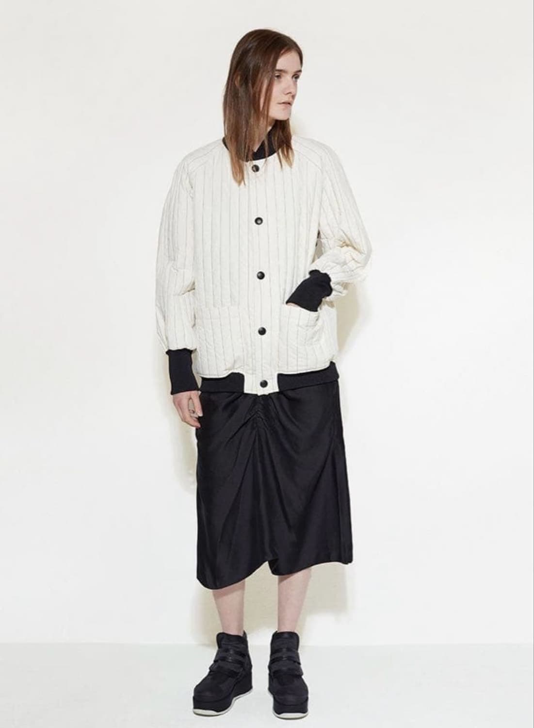 TTF✳️공용)마르니 스트라이프 봄버 상품이미지5