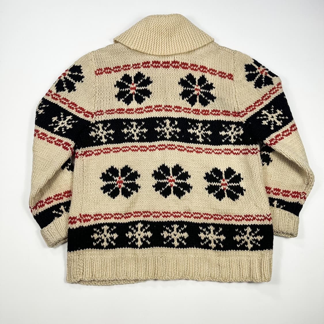 VTG 빈티지 눈꽃 아이보리 코위찬 니트 (L) 상품이미지3