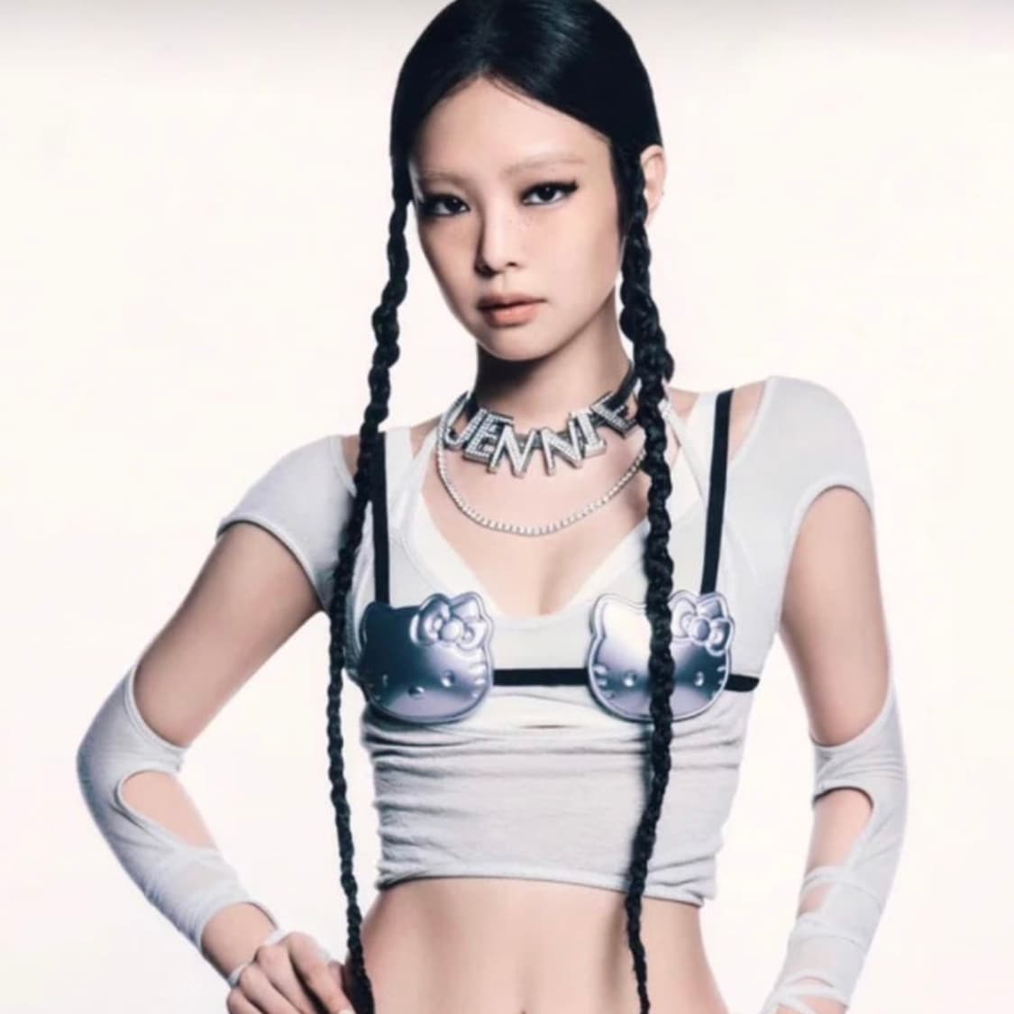 (제니 착용)혜인서 레이어드 세트 오트밀 상품이미지2