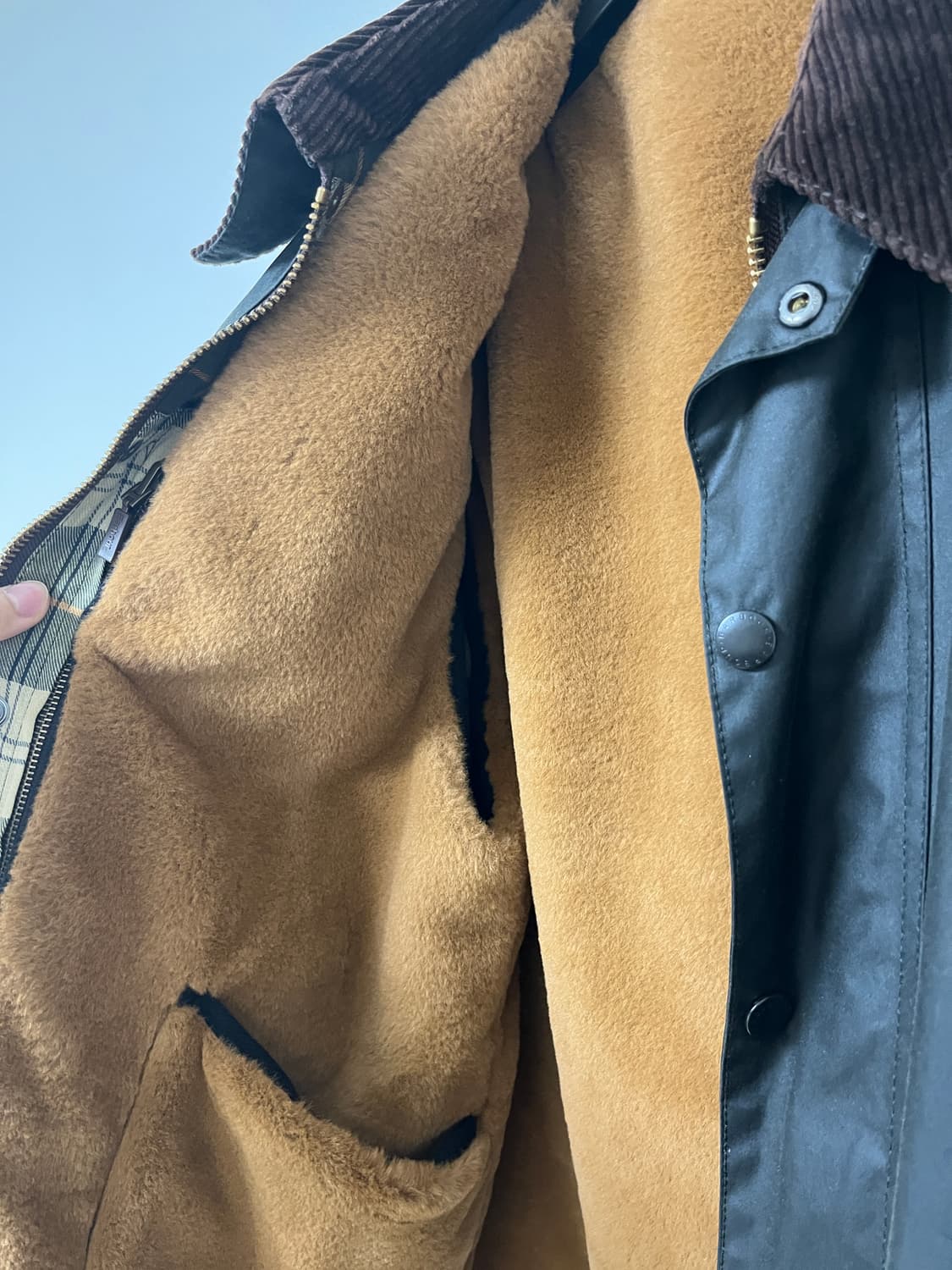 바버 뷰포트 42size (내피포함) 세이지 상품이미지2