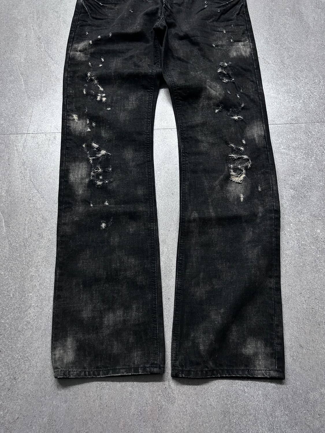 버커루 하드 워싱 디스트레스드 데님  상품이미지7