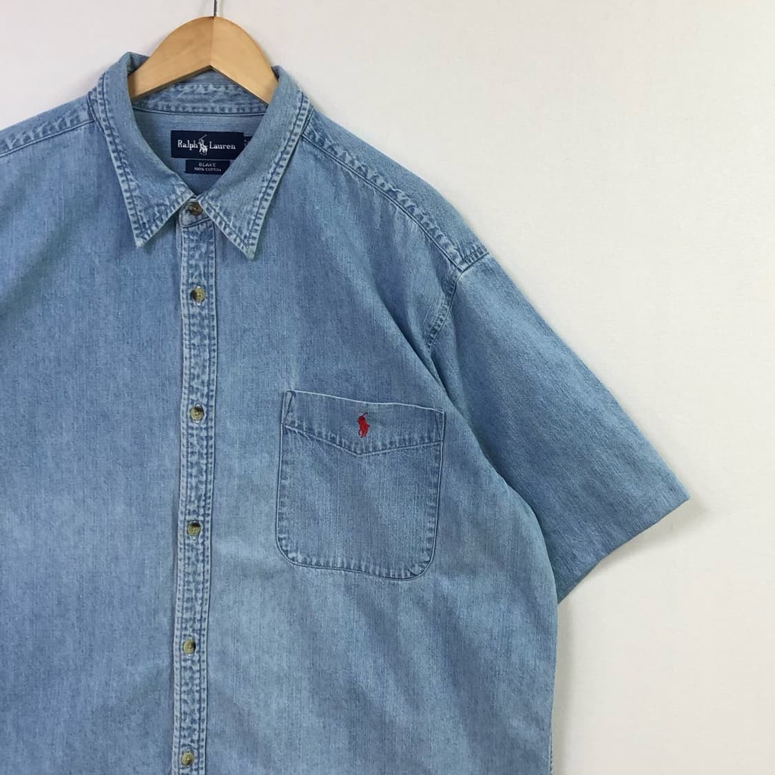 Xxl 폴로 데님 셔츠 상품이미지1