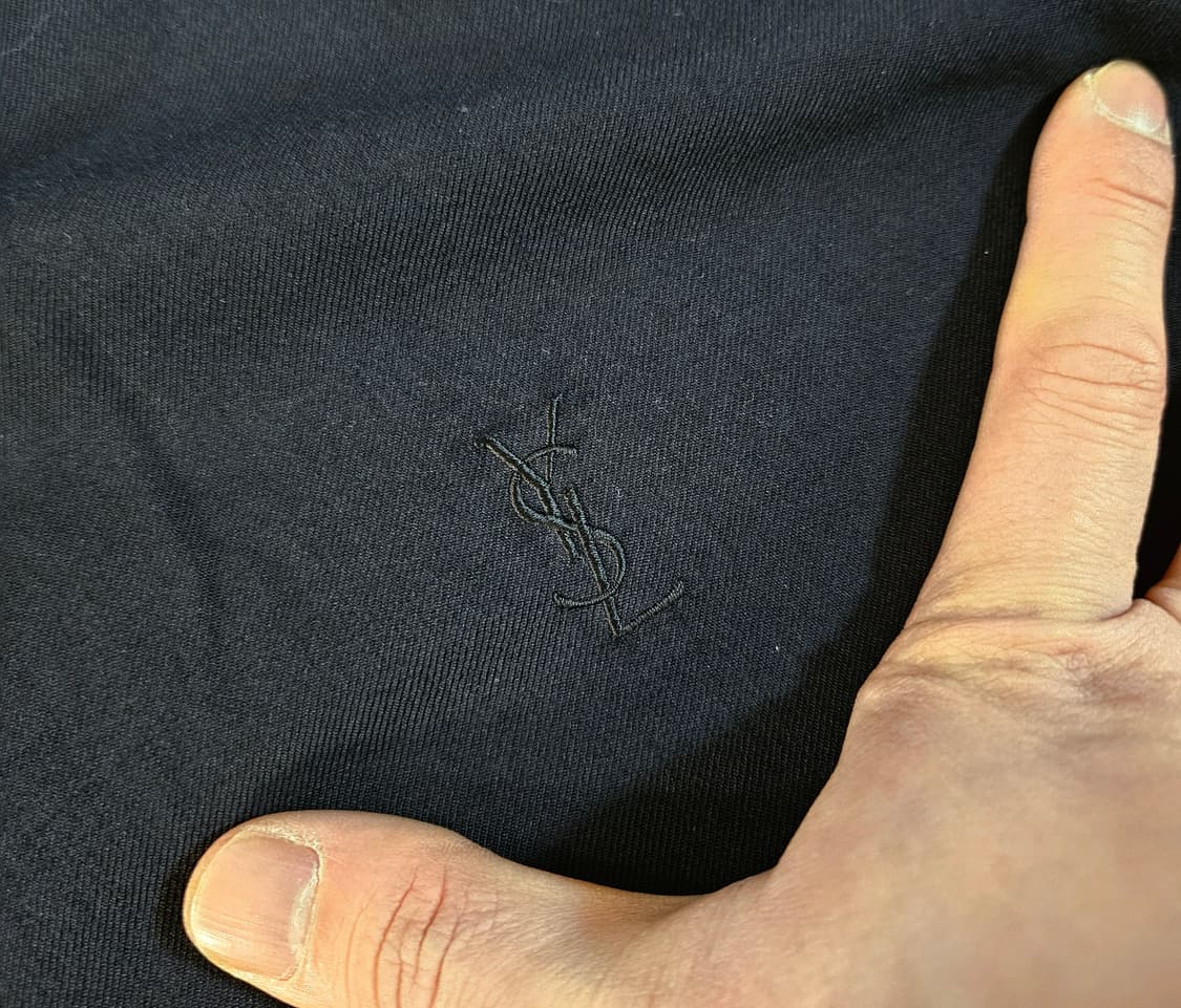 입생로랑 리버시블 시그니쳐 YSL로고 블루종자켓 100-105size 상품이미지5